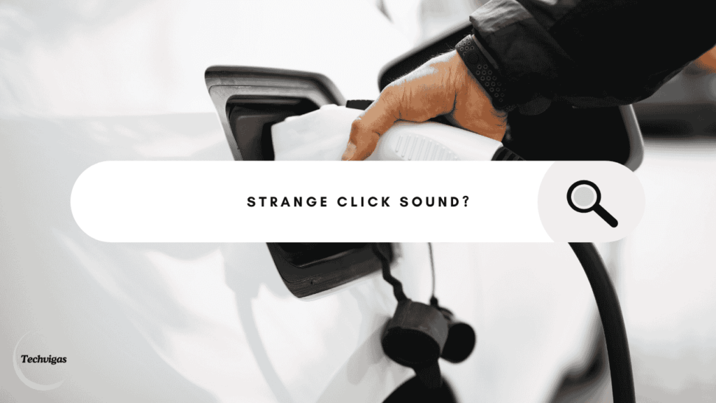 click sound when charging ev tesla